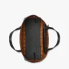 Borsa shopping Himmel in pelle con logo goffrato