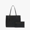 Borsa shopping Himmel in pelle con logo goffrato