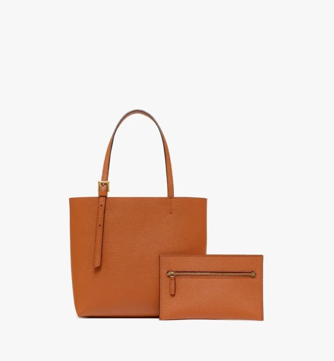 Borsa shopping Himmel in pelle con logo goffrato Borsa shopping Himmel in pelle con logo goffrato