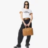 Borsa tote Aren in mix di pelle Visetos