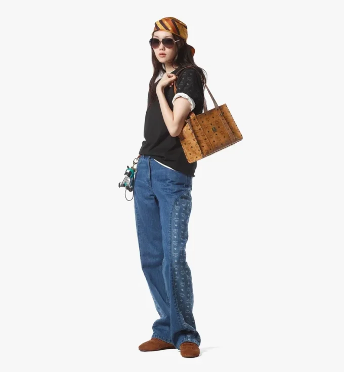 Borsa tote Aren School Bag in Visetos Borsa tote Aren School Bag in Visetos