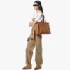 Borsa tote Aren School Bag in Visetos Borsa tote Aren School Bag in Visetos
