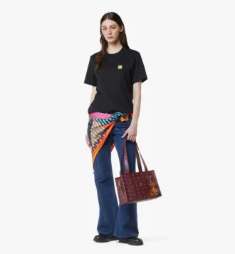 Borsa tote Aren School Bag in Visetos