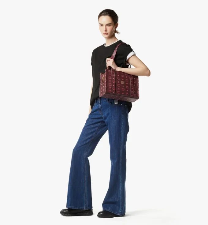 Borsa tote Aren School Bag in Visetos Borsa tote Aren School Bag in Visetos