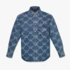 Camicia in denim con monogramma Lauretos Camicia in denim con monogramma Lauretos