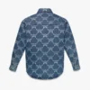 Camicia in denim con monogramma Lauretos Camicia in denim con monogramma Lauretos