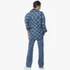 Camicia in denim con monogramma Lauretos Camicia in denim con monogramma Lauretos