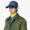 Cappellino classico in jacquard di denim con monogramma Cappellino classico in jacquard di denim con monogramma