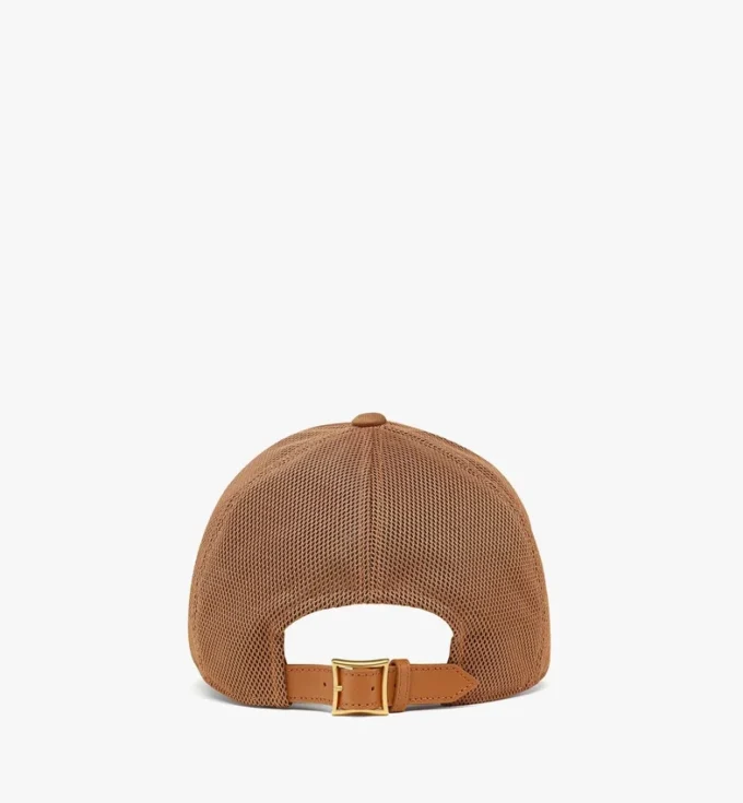 Cappellino Diamond in cotone e pelle con stampa Monogram Cappellino Diamond in cotone e pelle con stampa Monogram