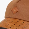 Cappellino Diamond in cotone e pelle con stampa Monogram Cappellino Diamond in cotone e pelle con stampa Monogram