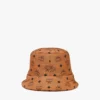 Cappello a secchiello imbottito in Econyl® con stampa Monogram