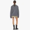 Cardigan con zip in lana e cashmere riciclato Cardigan con zip in lana e cashmere riciclato