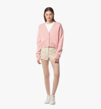 Cardigan corto Laurel in lana e cashmere riciclato