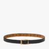 Cintura reversibile Aren da 3,3 cm in pelle Monogram goffrata