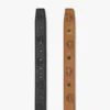 Cintura reversibile Aren da 3,3 cm in pelle Monogram goffrata
