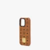Custodia per iPhone 16 Pro MCM X Casetify in ottone Bioveg Custodia per iPhone 16 Pro MCM X Casetify in ottone Bioveg