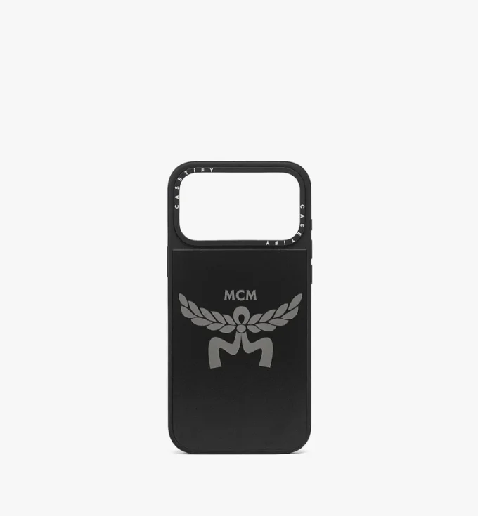 Custodia per iPhone 17 Pro Max MCM X Casetify Logo Impact Custodia per iPhone 17 Pro Max MCM X Casetify Logo Impact