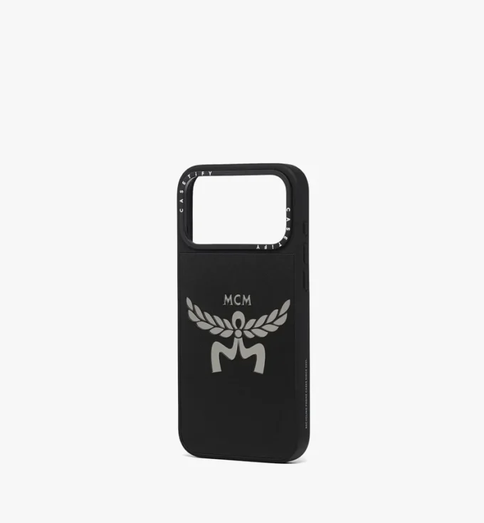 Custodia per iPhone 17 Pro Max MCM X Casetify Logo Impact Custodia per iPhone 17 Pro Max MCM X Casetify Logo Impact