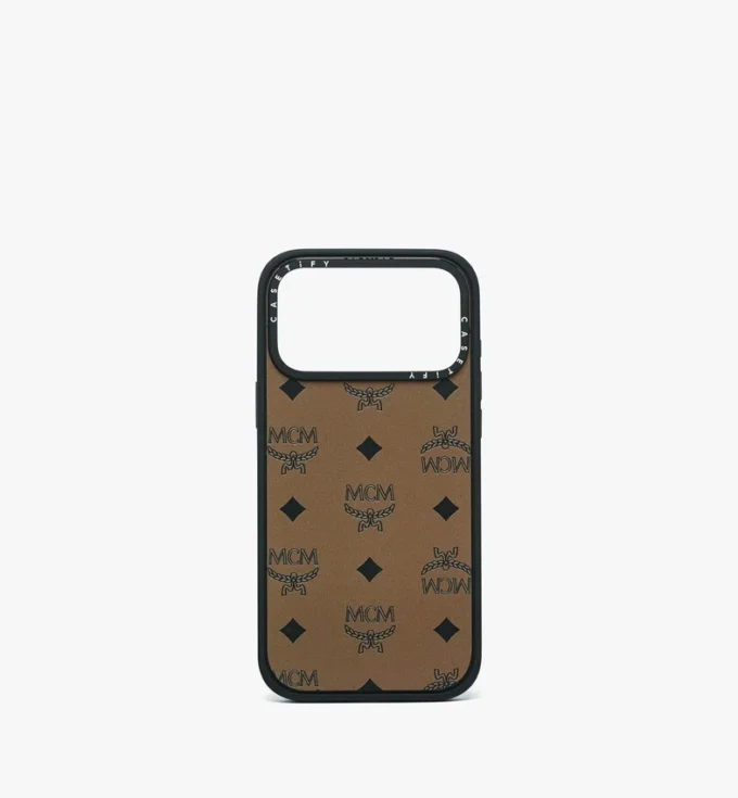 Custodia per iPhone 17 Pro Max MCM X Casetify Monogram Impact Custodia per iPhone 17 Pro Max MCM X Casetify Monogram Impact