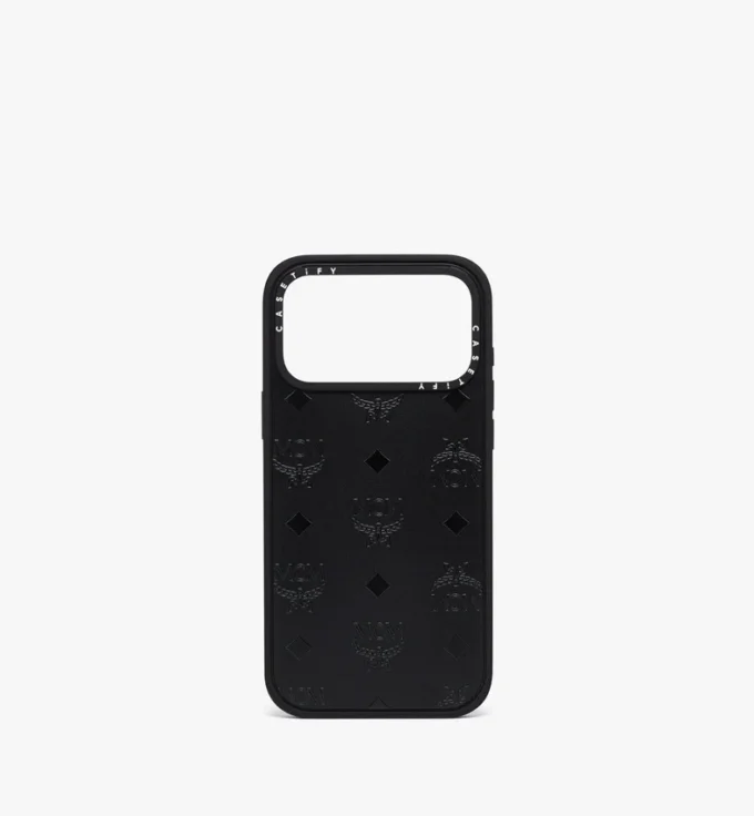 Custodia per iPhone 17 Pro Max MCM X Casetify Monogram Impact Custodia per iPhone 17 Pro Max MCM X Casetify Monogram Impact