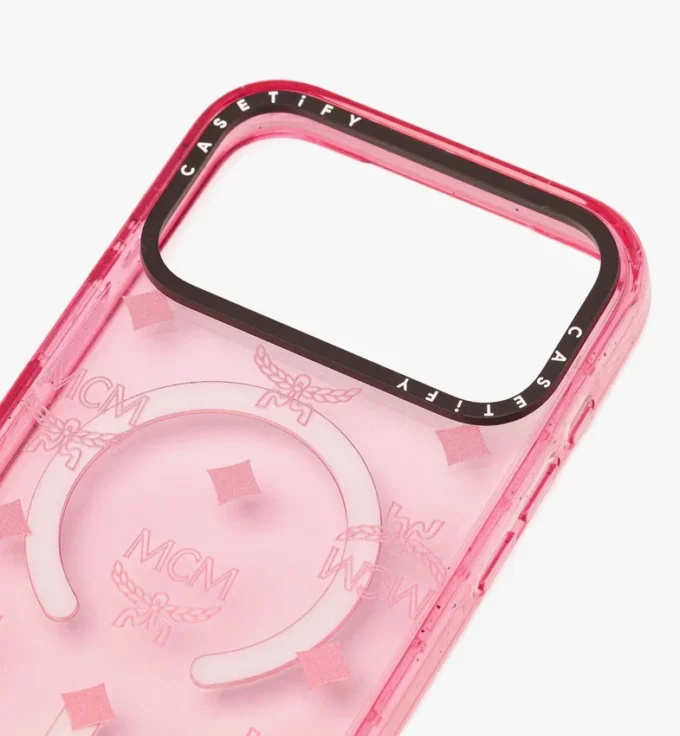Custodia per iPhone 17 Pro Max MCM X Casetify Monogram Impact Custodia per iPhone 17 Pro Max MCM X Casetify Monogram Impact