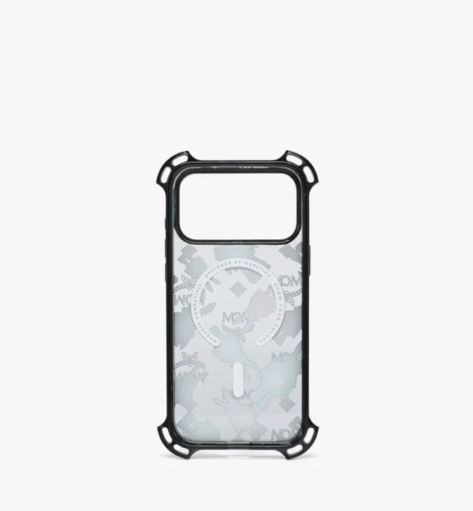 Custodia per iPhone 17 Pro Max MCM X Casetify Rabot Monogram Bounce