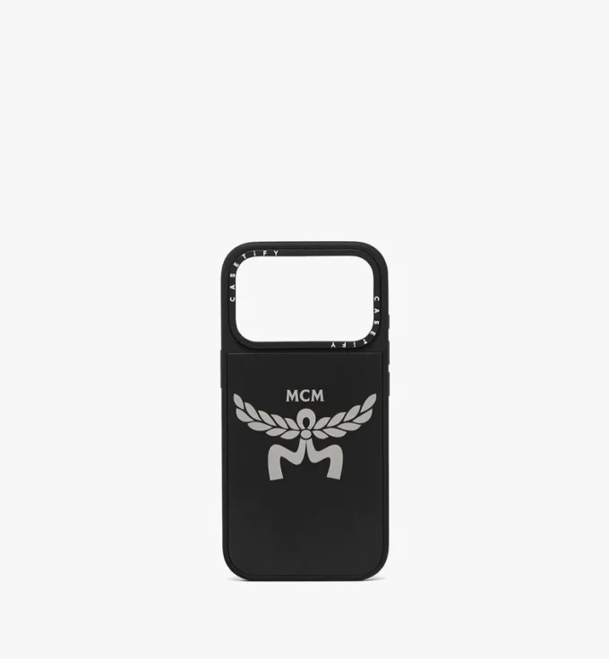 Custodia per iPhone 17 Pro MCM X Casetify Logo Impact