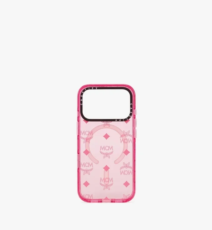 Custodia per iPhone 17 Pro MCM X Casetify Monogram Impact Custodia per iPhone 17 Pro MCM X Casetify Monogram Impact