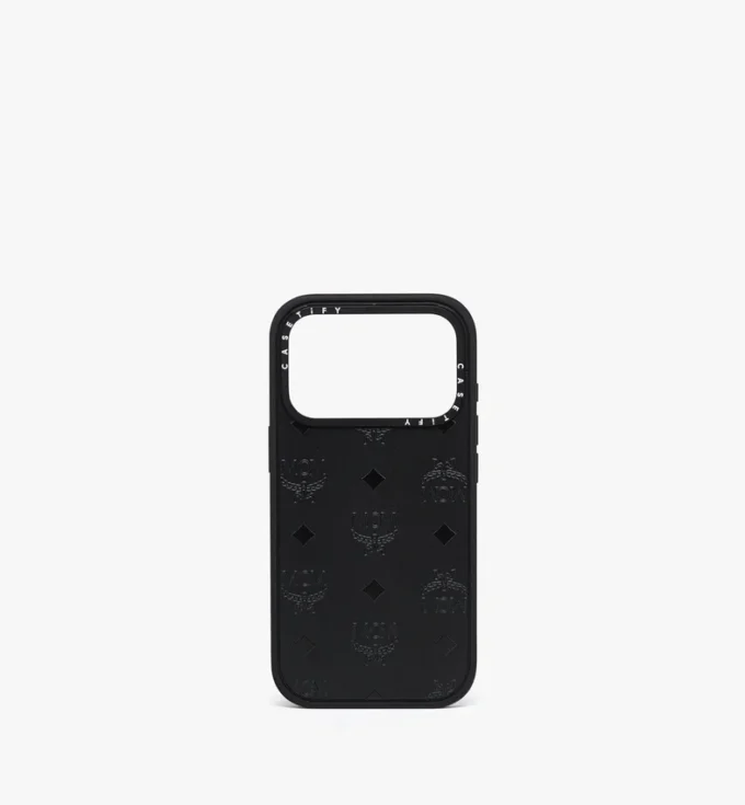 Custodia per iPhone 17 Pro MCM X Casetify Monogram Impact Custodia per iPhone 17 Pro MCM X Casetify Monogram Impact