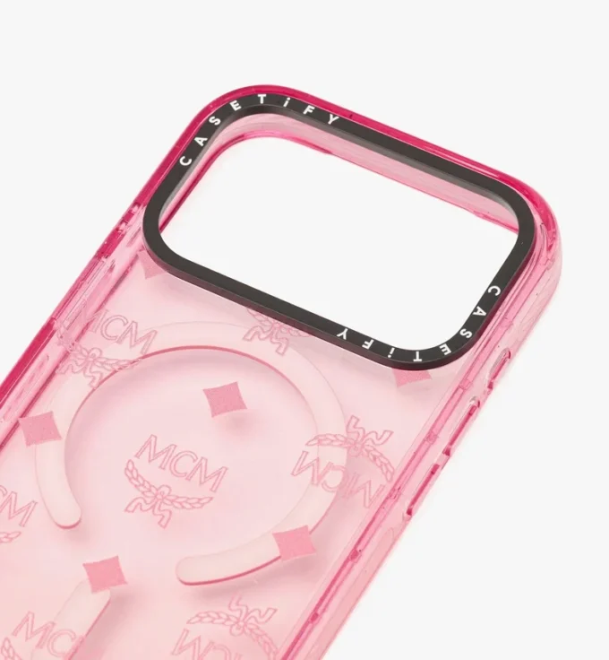 Custodia per iPhone 17 Pro MCM X Casetify Monogram Impact Custodia per iPhone 17 Pro MCM X Casetify Monogram Impact