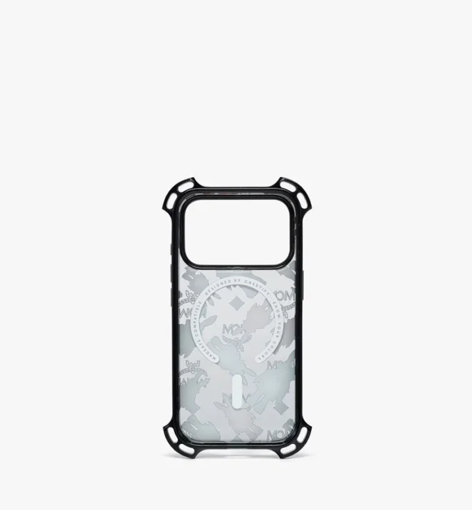 Custodia per iPhone 17 Pro MCM X Casetify Rabot Monogram Bounce