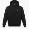 Felpa con cappuccio in ponte con patch con logo Essential