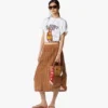 Foulard piccolo reversibile con stampa Monogram in seta biologica