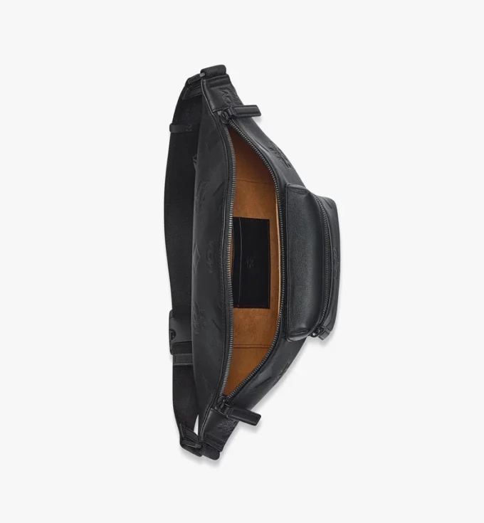 Fursten Belt Bag in pelle Maxi Monogram Fursten Belt Bag in pelle Maxi Monogram