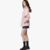 Giacca a vento con cappuccio in nylon riciclato con stampa Monogram