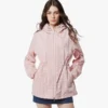 Giacca a vento con cappuccio in nylon riciclato con stampa Monogram