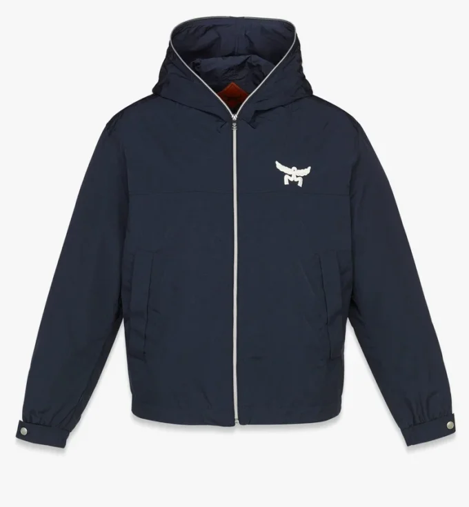 Giacca a vento con logo Laurel in Econyl® Giacca a vento con logo Laurel in Econyl®