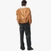 Giacca bomber in shearling con mix di pelle Visetos Giacca bomber in shearling con mix di pelle Visetos