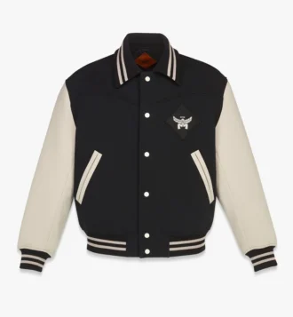 Giacca varsity con toppa logo Essential