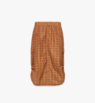 Gonna midi Monogram in nylon riciclato Gonna midi Monogram in nylon riciclato