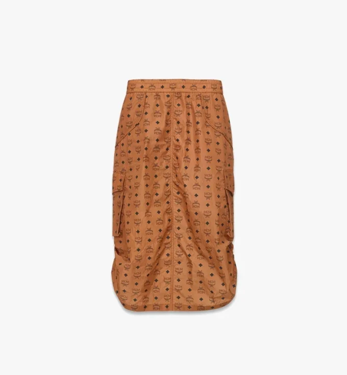Gonna midi Monogram in nylon riciclato Gonna midi Monogram in nylon riciclato