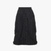Gonna midi Monogram in nylon riciclato Gonna midi Monogram in nylon riciclato