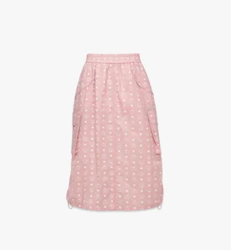Gonna midi Monogram in nylon riciclato Gonna midi Monogram in nylon riciclato