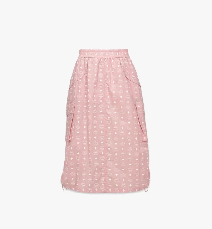Gonna midi Monogram in nylon riciclato Gonna midi Monogram in nylon riciclato