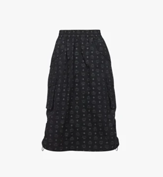 Gonna midi Monogram in nylon riciclato Gonna midi Monogram in nylon riciclato