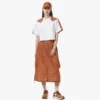 Gonna midi Monogram in nylon riciclato Gonna midi Monogram in nylon riciclato