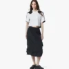 Gonna midi Monogram in nylon riciclato Gonna midi Monogram in nylon riciclato