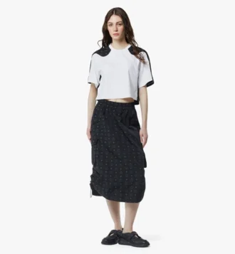 Gonna midi Monogram in nylon riciclato Gonna midi Monogram in nylon riciclato