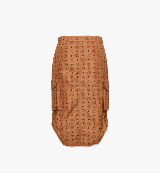 Gonna midi Monogram in nylon riciclato Gonna midi Monogram in nylon riciclato