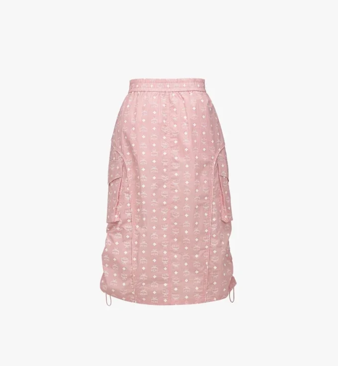 Gonna midi Monogram in nylon riciclato Gonna midi Monogram in nylon riciclato